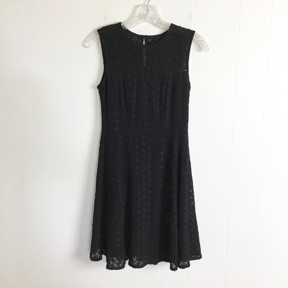 Nanette Lepore Lace Dress Fit & Flare Black Size 2 Holiday - Picture 1 of 4